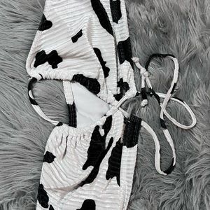 Cow print bikini